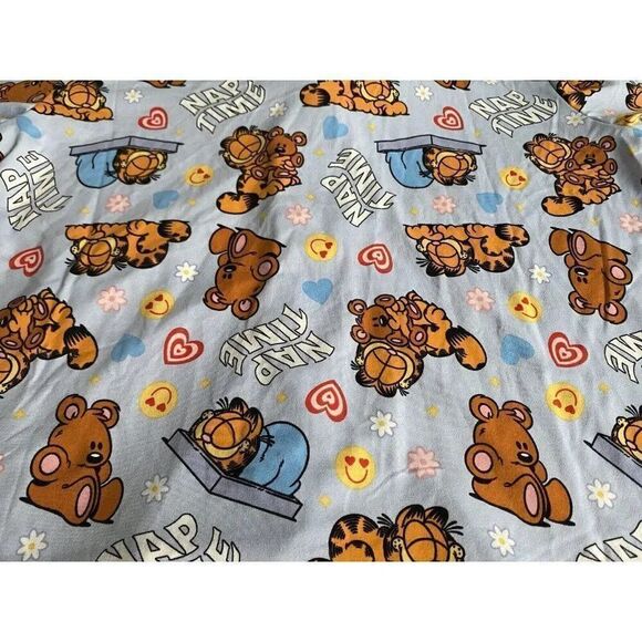 2 Pc Nickelodeon Garfield Nap Time PJ Pajama Set Women’s Sz S Soft Pants NEW - Picture 13 of 13